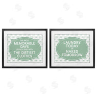 Lettered and Lined | Green Bow Laundry Sentiments