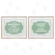 Lettered and Lined | Green Bow Laundry Sentiments