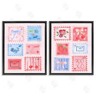 Nina Jacobs | Adorable Stamps Blue and Pink