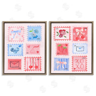 Nina Jacobs | Adorable Stamps Blue and Pink