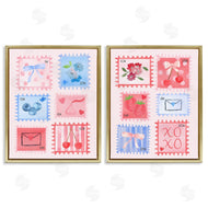 Nina Jacobs | Adorable Stamps Blue and Pink