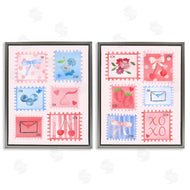 Nina Jacobs | Adorable Stamps Blue and Pink