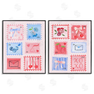 Nina Jacobs | Adorable Stamps Blue and Pink
