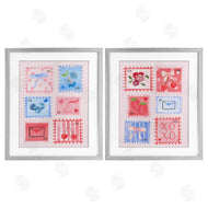 Nina Jacobs | Adorable Stamps Blue and Pink