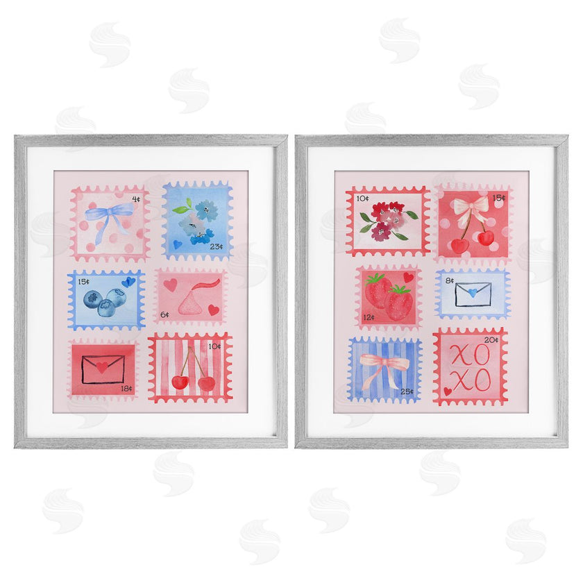 Nina Jacobs | Adorable Stamps Blue and Pink