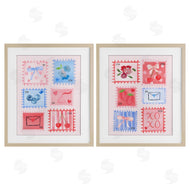 Nina Jacobs | Adorable Stamps Blue and Pink