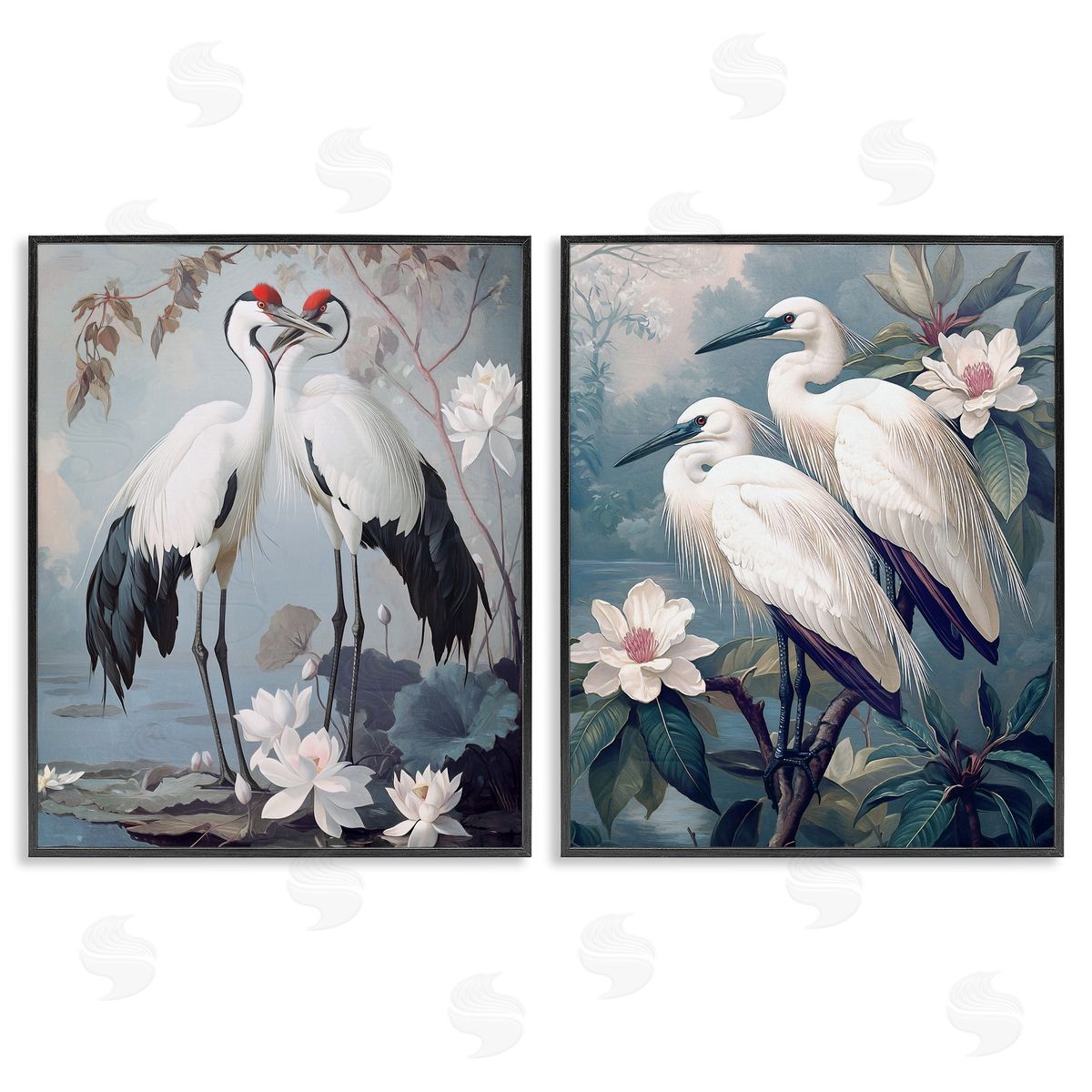 Steve Hunziker Shore Line Magic Birds Canvas Wall Art Print