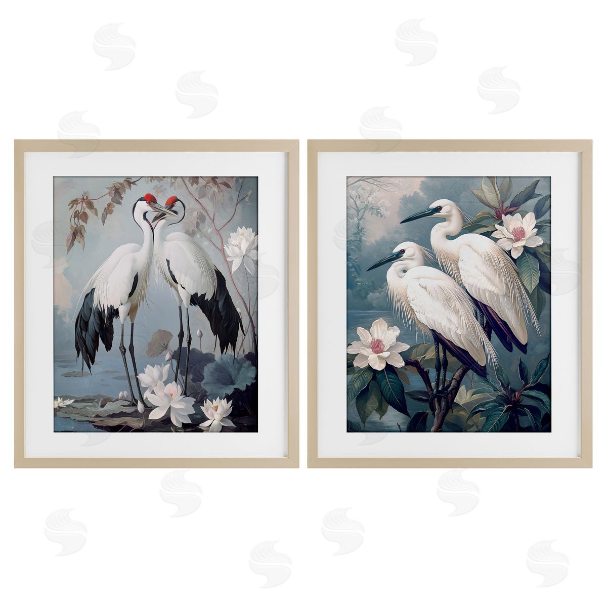 Steve Hunziker Shore Line Magic Birds Canvas Wall Art Print
