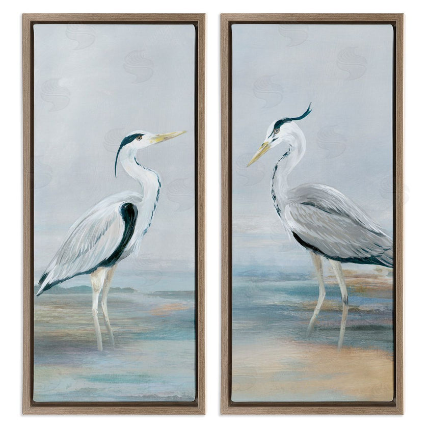 Lily K. | Herons Wading Shallow Sea