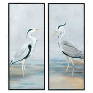 Lily K. | Herons Wading Shallow Sea