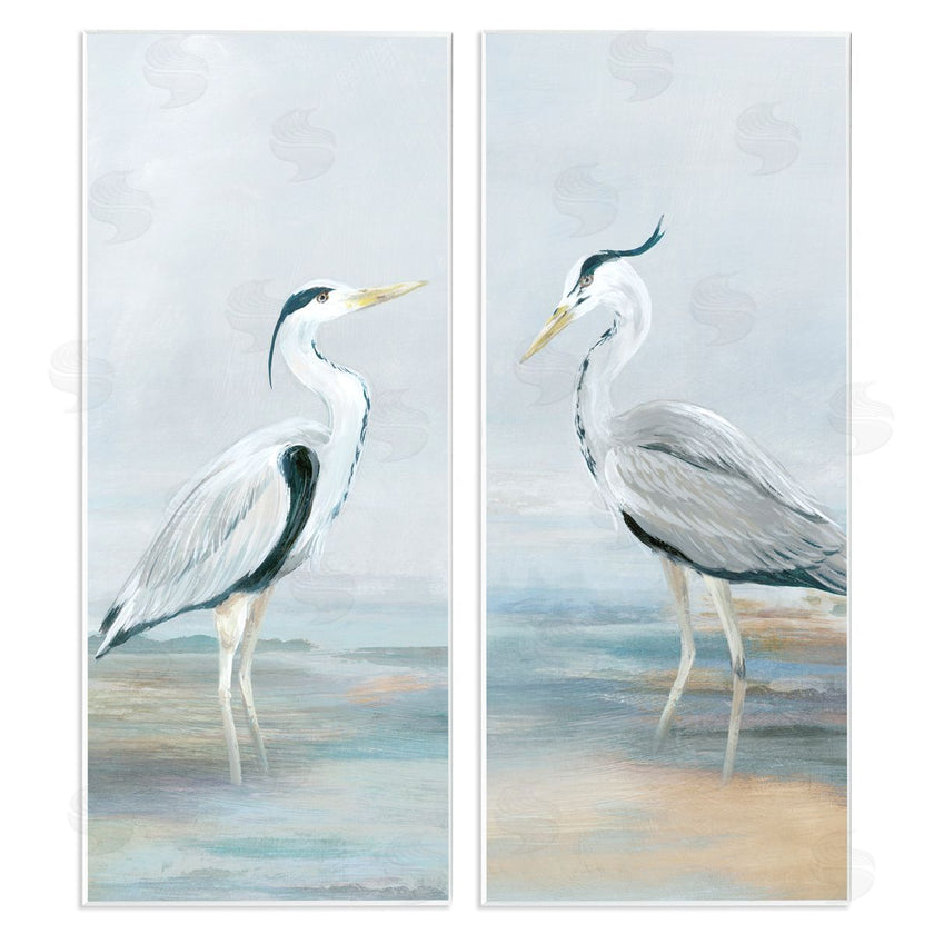 Lily K. | Herons Wading Shallow Sea