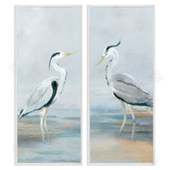 Lily K. | Herons Wading Shallow Sea