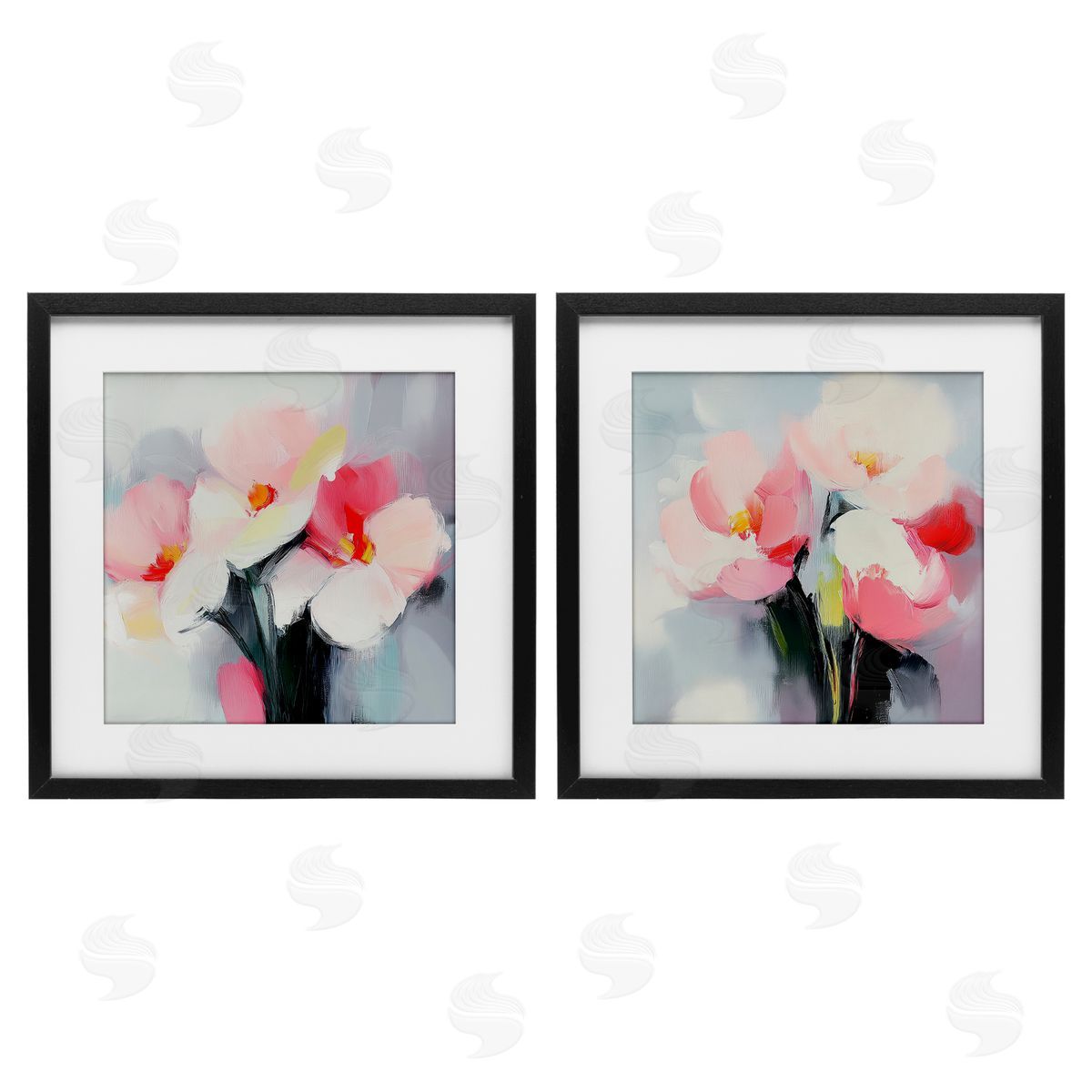 Mona Grace Floral Flare of Emotion Canvas Wall Art Print