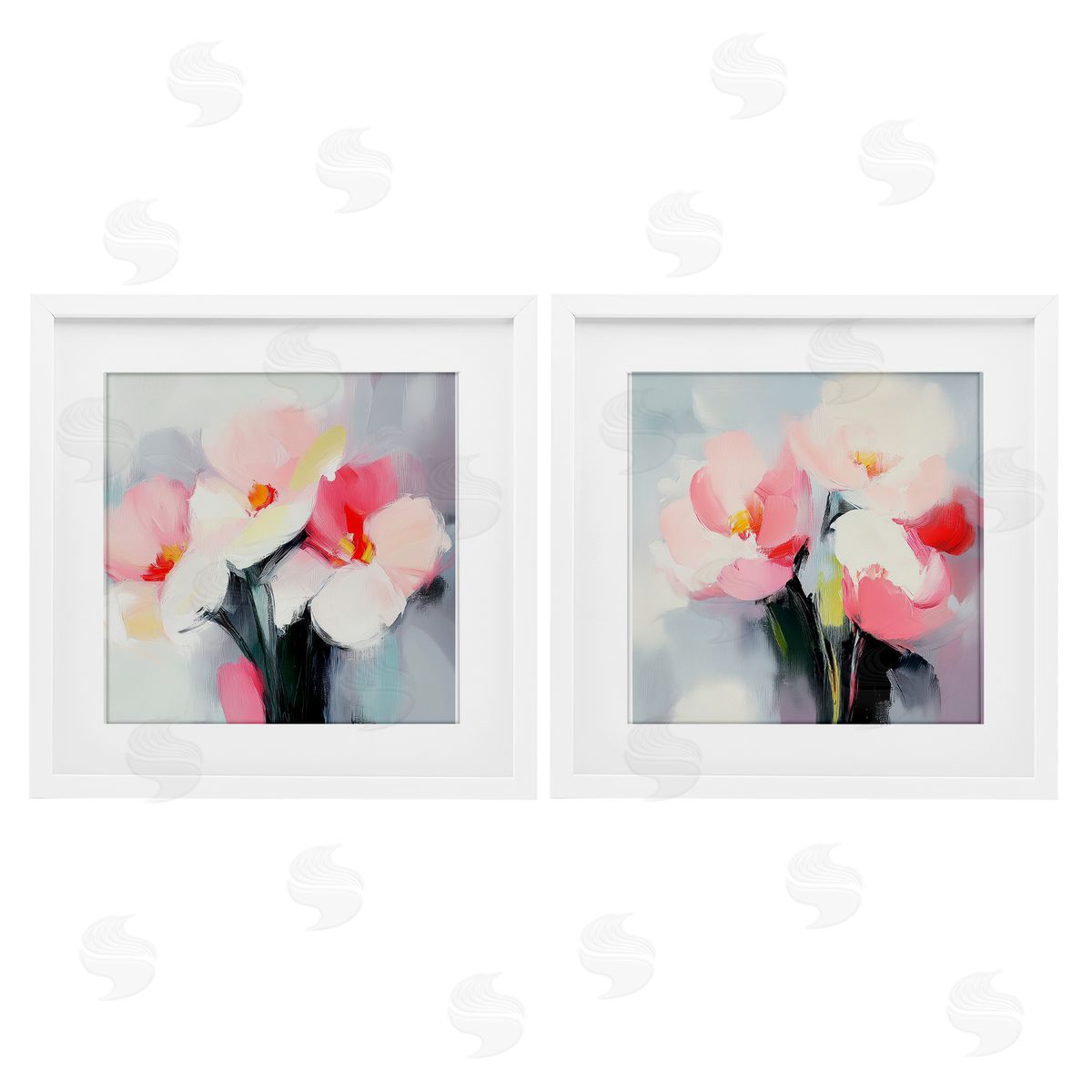 Mona Grace Floral Flare of Emotion Canvas Wall Art Print