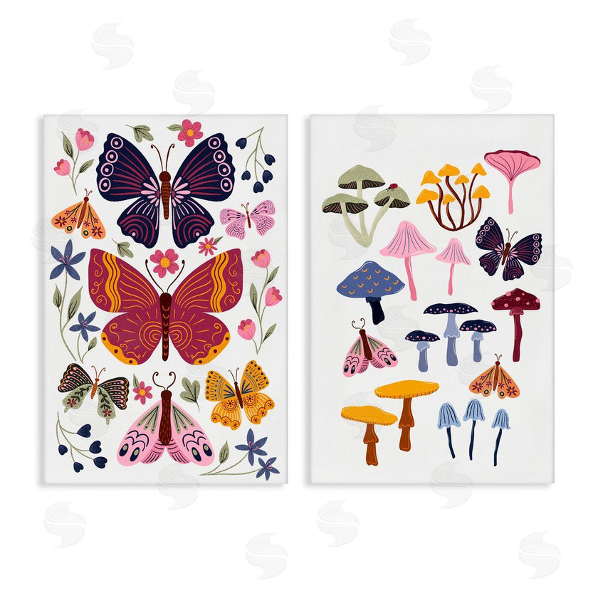 JJ Design House LLC | Butterflies & Delicate Mushrooms
