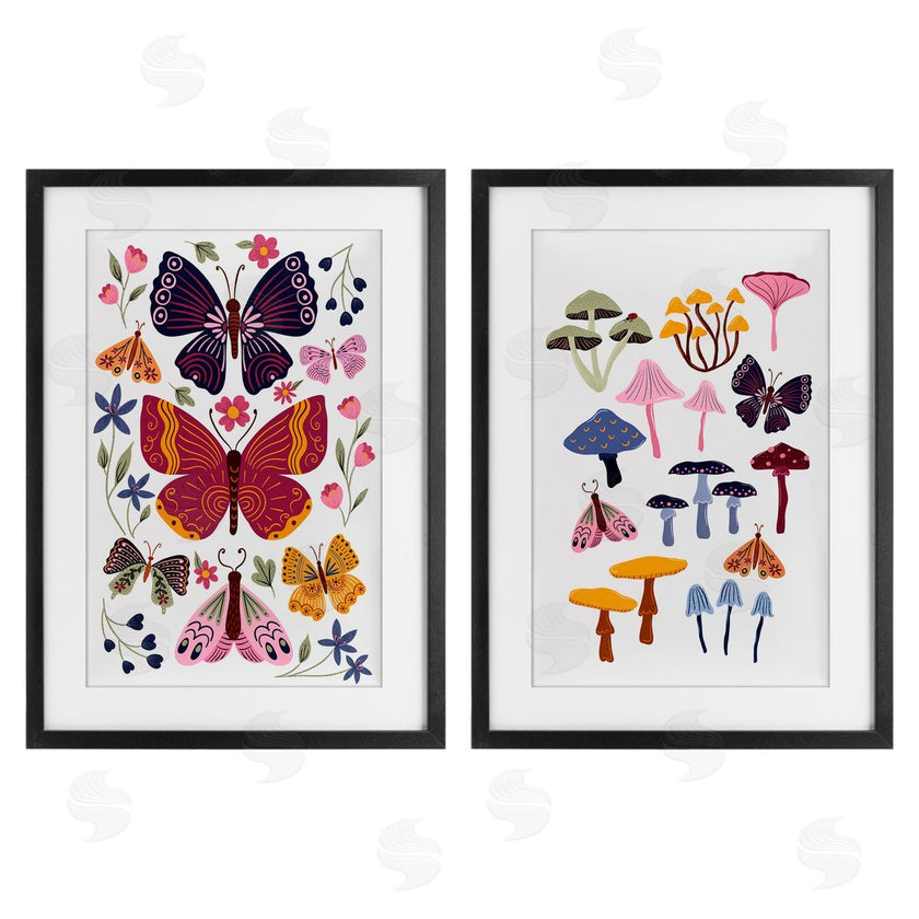 JJ Design House LLC | Butterflies & Delicate Mushrooms