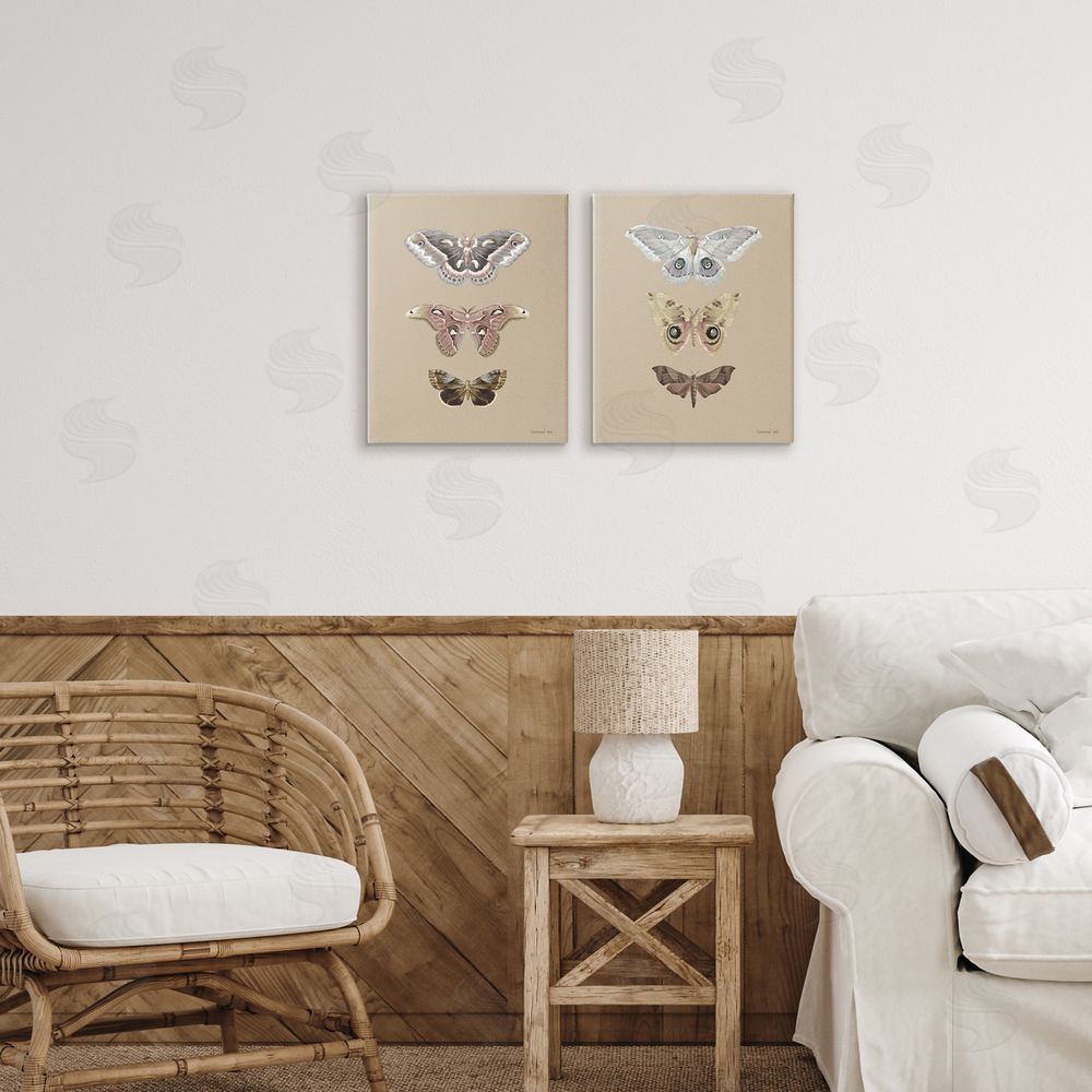 Danhui Nai Forest Beauty Insects Printed Wall Art Set in Room