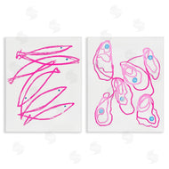 Lil' Rue | Minimal Pink Fish & Oysters
