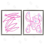Lil' Rue | Minimal Pink Fish & Oysters