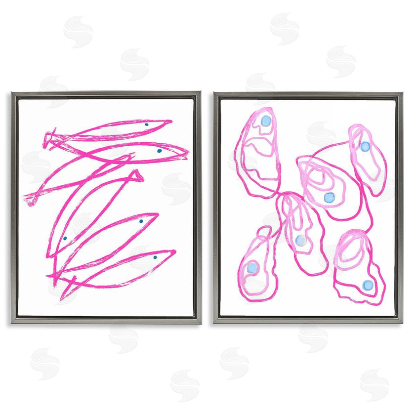 Lil' Rue | Minimal Pink Fish & Oysters