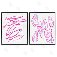 Lil' Rue | Minimal Pink Fish & Oysters