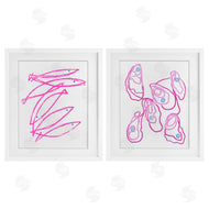 Lil' Rue | Minimal Pink Fish & Oysters