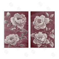Annabelle Hall | Burgundy Chambermaid Blossoms