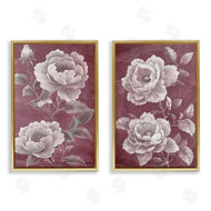 Annabelle Hall | Burgundy Chambermaid Blossoms