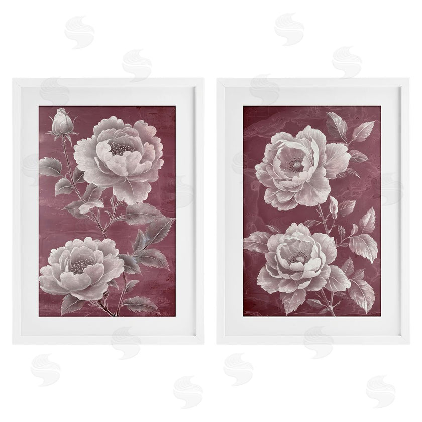 Annabelle Hall | Burgundy Chambermaid Blossoms
