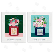 Lara Beeston | Motivational Floral Tea Tins