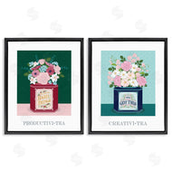 Lara Beeston | Motivational Floral Tea Tins