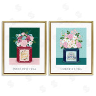 Lara Beeston | Motivational Floral Tea Tins