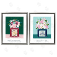 Lara Beeston | Motivational Floral Tea Tins