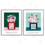 Lara Beeston | Motivational Floral Tea Tins