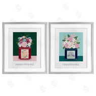 Lara Beeston | Motivational Floral Tea Tins