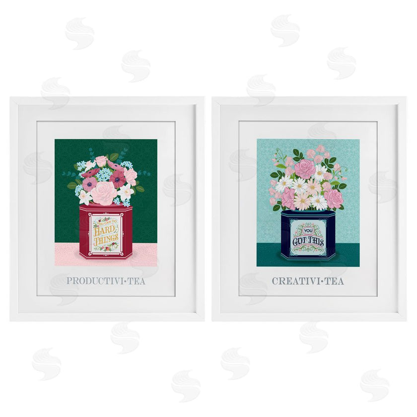 Lara Beeston | Motivational Floral Tea Tins