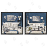 Charlene Olson | Elegant Blue Bath