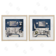 Charlene Olson | Elegant Blue Bath