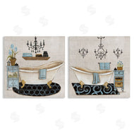 Janet Tava | Blue Relaxation Bathroom