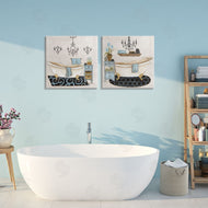 Janet Tava | Blue Relaxation Bathroom