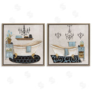 Janet Tava | Blue Relaxation Bathroom