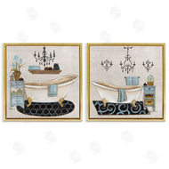 Janet Tava | Blue Relaxation Bathroom