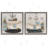 Janet Tava | Blue Relaxation Bathroom
