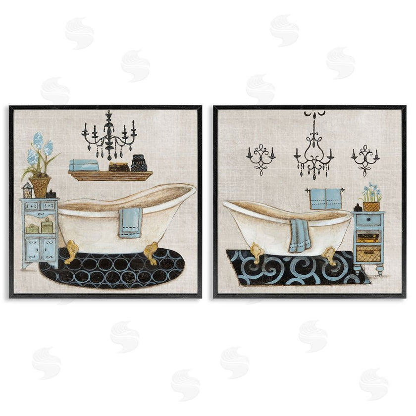 Janet Tava | Blue Relaxation Bathroom