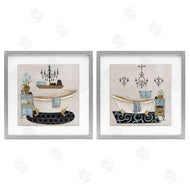 Janet Tava | Blue Relaxation Bathroom