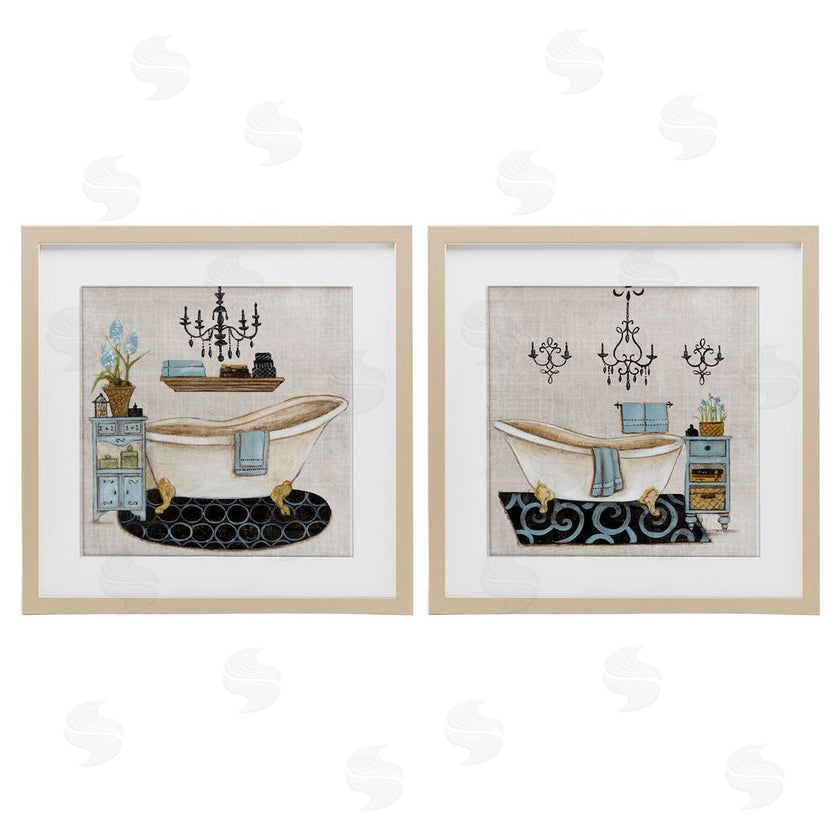 Janet Tava | Blue Relaxation Bathroom