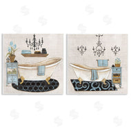 Janet Tava | Blue Relaxation Bathroom
