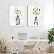 Carol Robinson | Chinoiserie Blooms White Bouquets