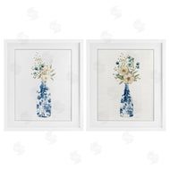 Carol Robinson | Chinoiserie Blooms White Bouquets