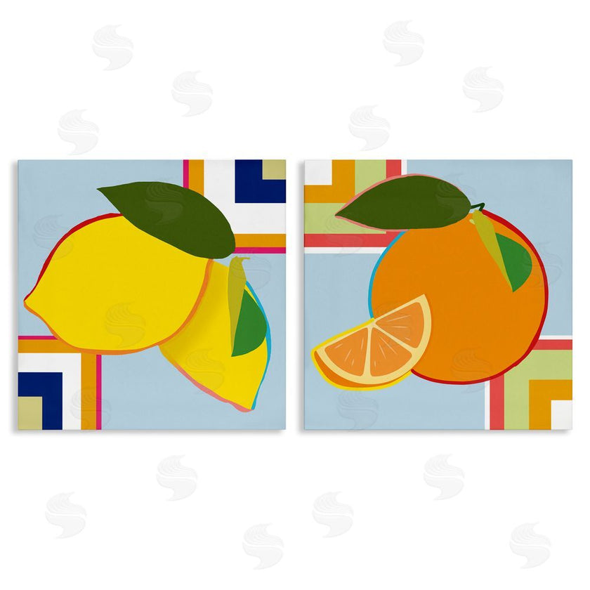 Daniela Santiago | Geometric Citrus Fruit